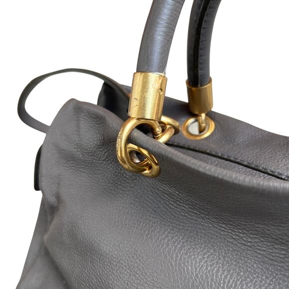 Marc by Marc Jacobs Too Hot to Handle Leather Satchel Handbag Purse - Picture 9 of 10